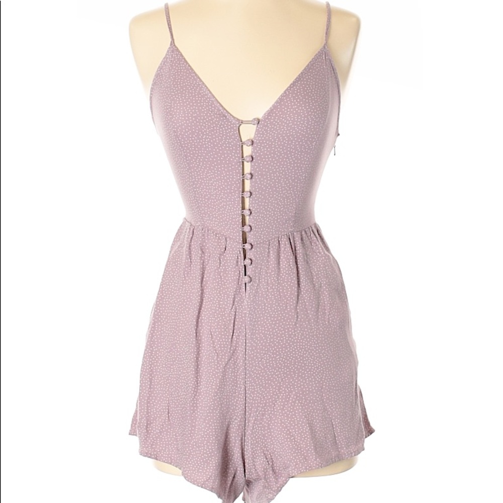 Purple Polk Dot Romper!!